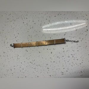 Gorgeous Sterling Silver + Gold Plated Cubic Zirconia Bracelet